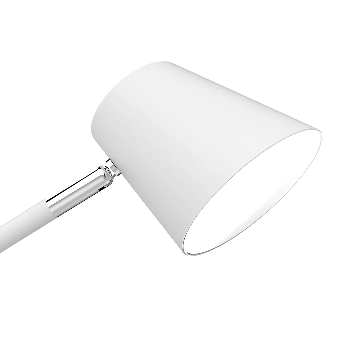 LED tafellamp UNILUX VICKY, 9 W, 900 lm, 3000 K, 3 lichtsterktes, dimbaar, USB-oplaadfunctie, beukenhout &amp; staal, wit-beuken