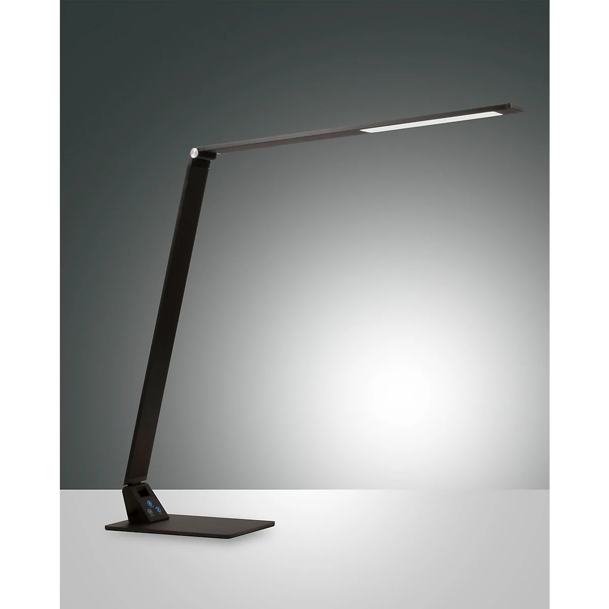 LED tafellamp WASP, 5-voudig dimbaar, 900 lumen, 2700-5000 Kelvin, USB-laadcontactdoos, zwart