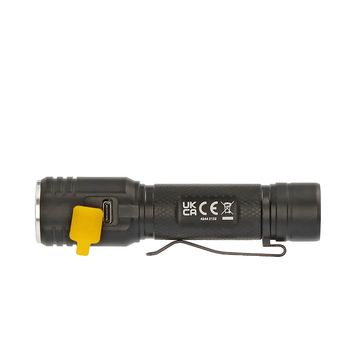 LED-Taschenlampe brennenstuhl® LuxPremium TL 410 A, 400 lm, bis 131 m, 4 Modi, Akkubetrieb, IP44, Tragschlaufe, Aluminium, inkl. USB-Ladekabel