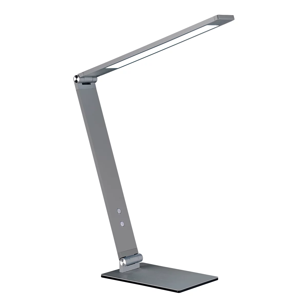 LED-Tischleuchte Geri, aus Aluminium, 3-fach dimmbar, Leuchtdauer ca. 30.000 Std., grau