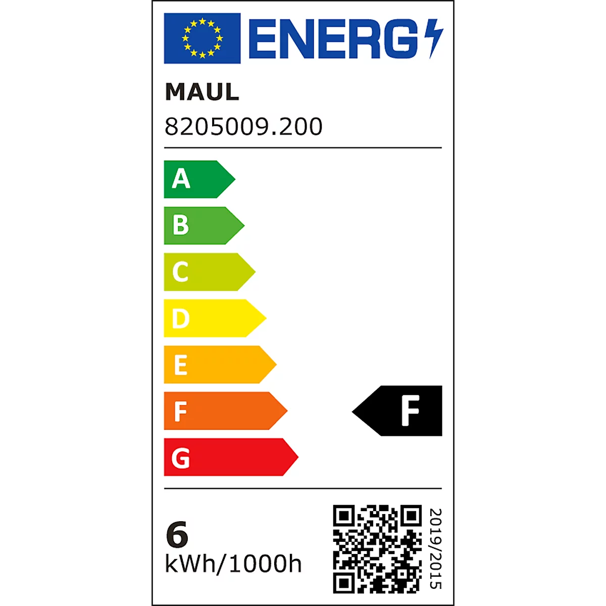 LED Tischleuchte Maul MAULgrace, Touch-Dimmer 4-fach, mit Aluminium-Doppelarm, 300 lm, schwarz