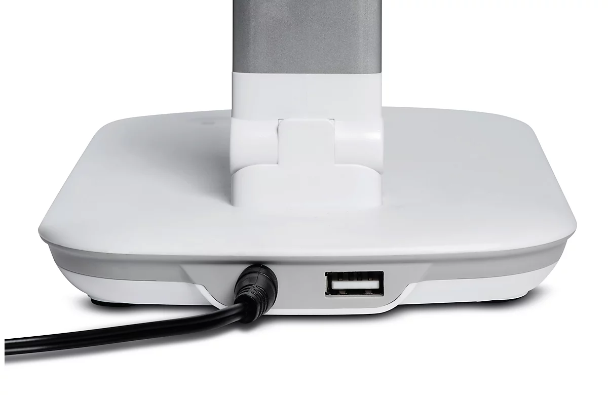 LED Tischleuchte Maul MAULjazzy, Touch-Dimmer 5-fach, mit USB-Aufladefunktion, 410 lm, weiß