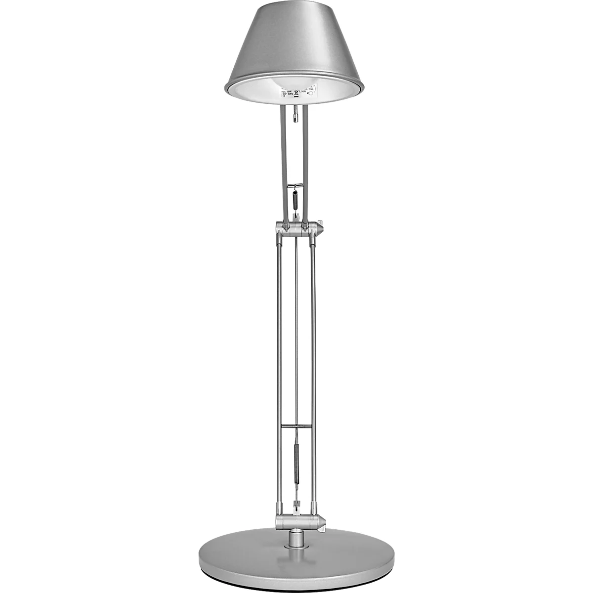 LED-Tischleuchte MAULrock, dreh- & neigbarer Kopf/Arm, Smart Home fähig, 950 Lumen, Höhe 540 mm, Aluminium, silber