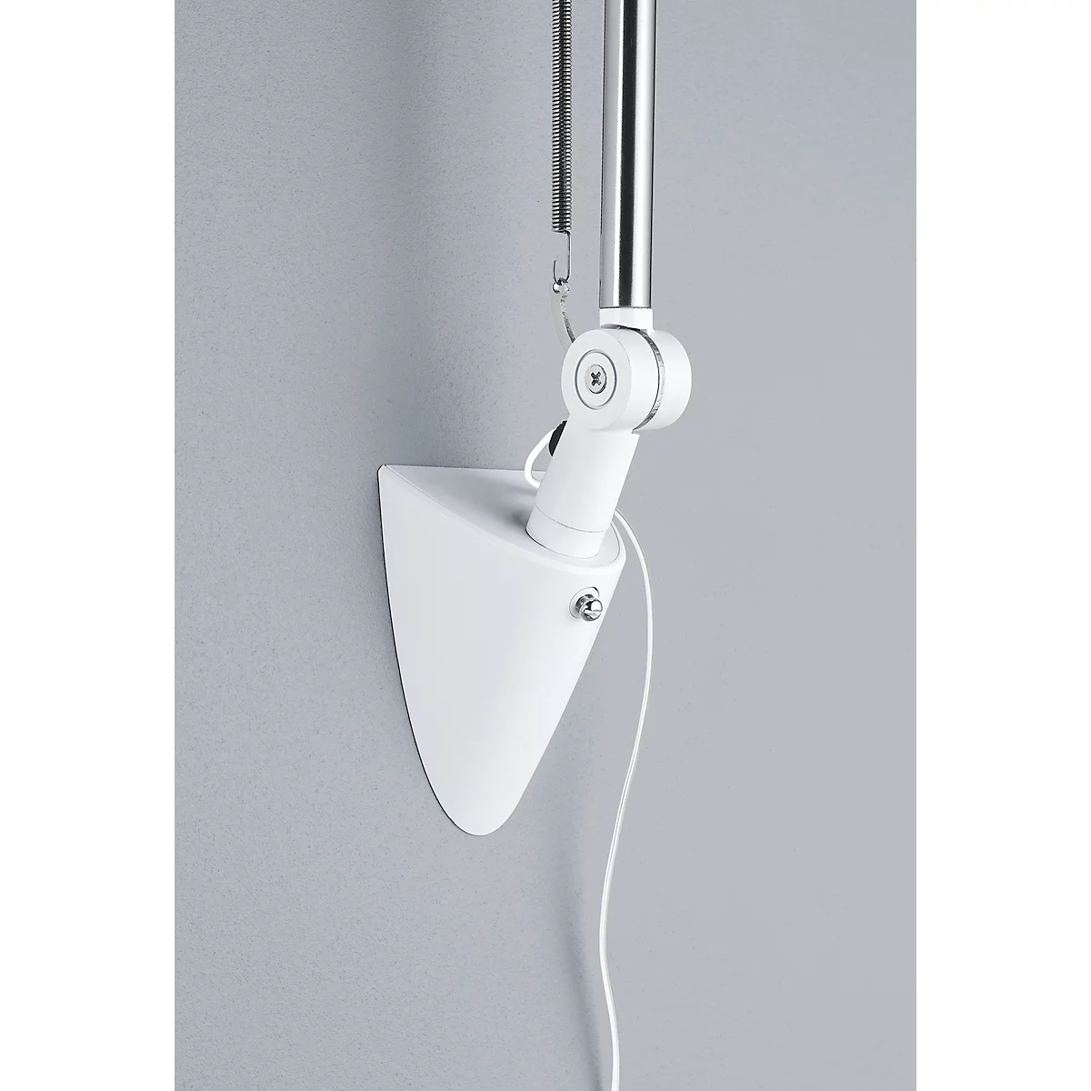 LED-Tischleuchte Rado, Touch-Dimmer 4-fach, höhenverstellbar, weiß