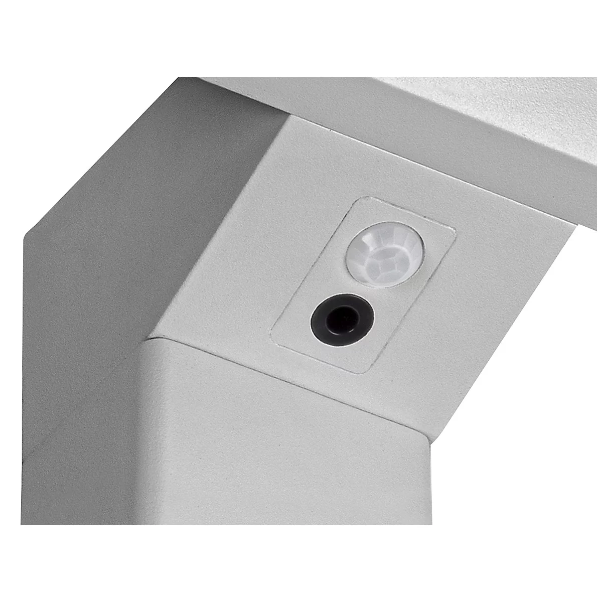 LED-Tischleuchte SLV Worklight, Touch-Dimmer, 7600 Lumen, 79 W, 200-240 V, PIR-Sensor, festverbaute LEDs, L 692 x B 310 x H 1200 mm, silber