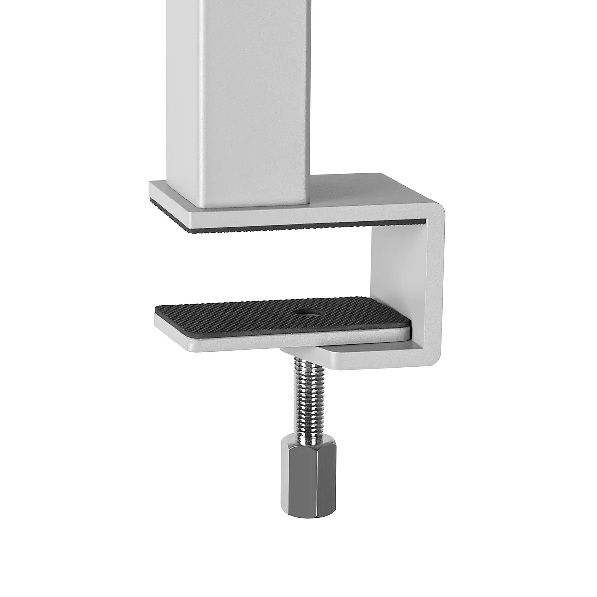 LED-Tischleuchte SLV Worklight, Touch-Dimmer, 7600 Lumen, 79 W, 200-240 V, PIR-Sensor, festverbaute LEDs, L 692 x B 310 x H 1200 mm, silber