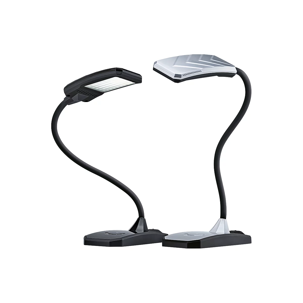 LED-Tischleuchte Twist, 300 Lumen, Flexarm, Lebensdauer 30.000 Stunden, schwarz