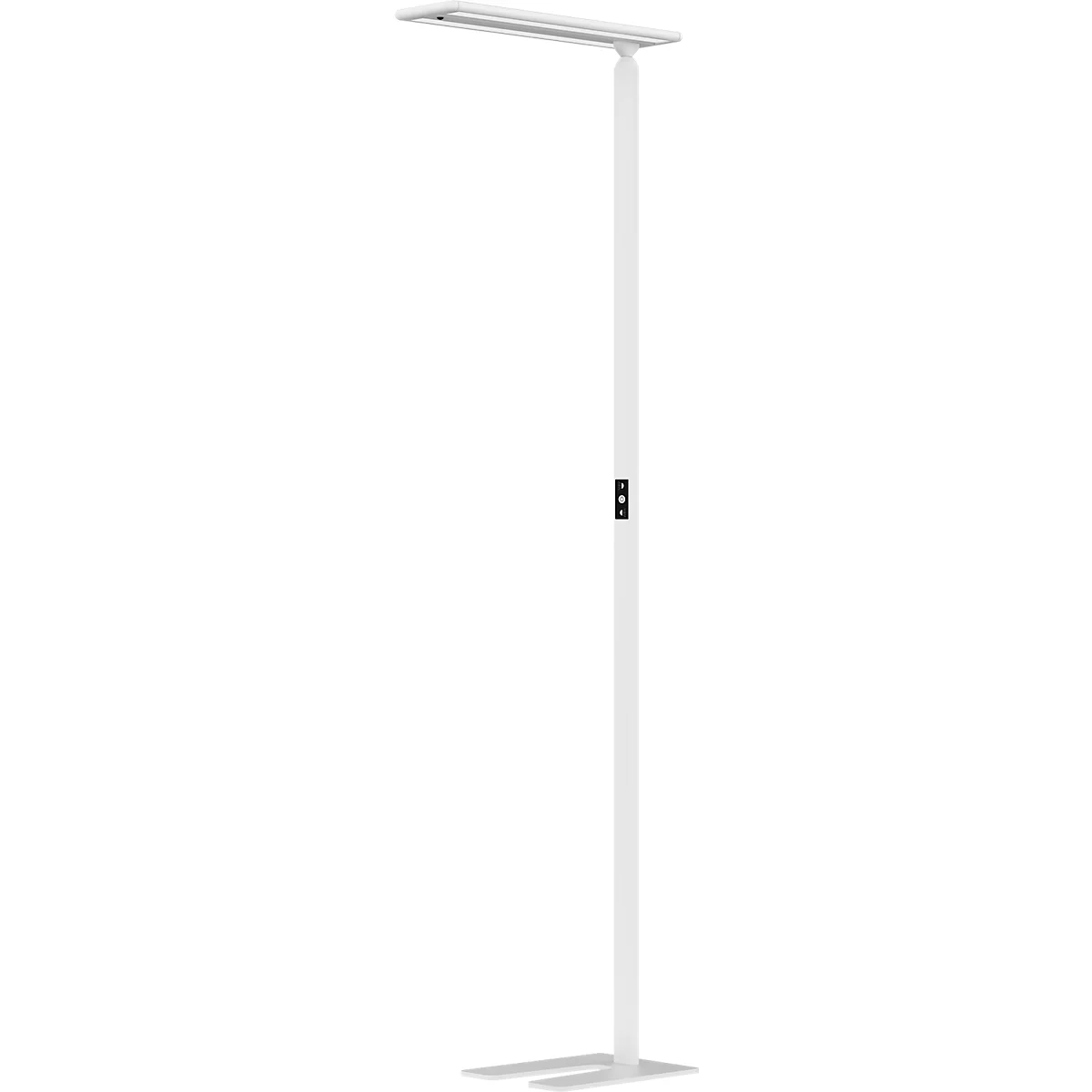 LED vloerlamp Hansa Larimar, verstelbaar &amp; draaibaar, energie-efficiëntieklasse E, 81 lumen, 4000 K, H 1997 mm, wit