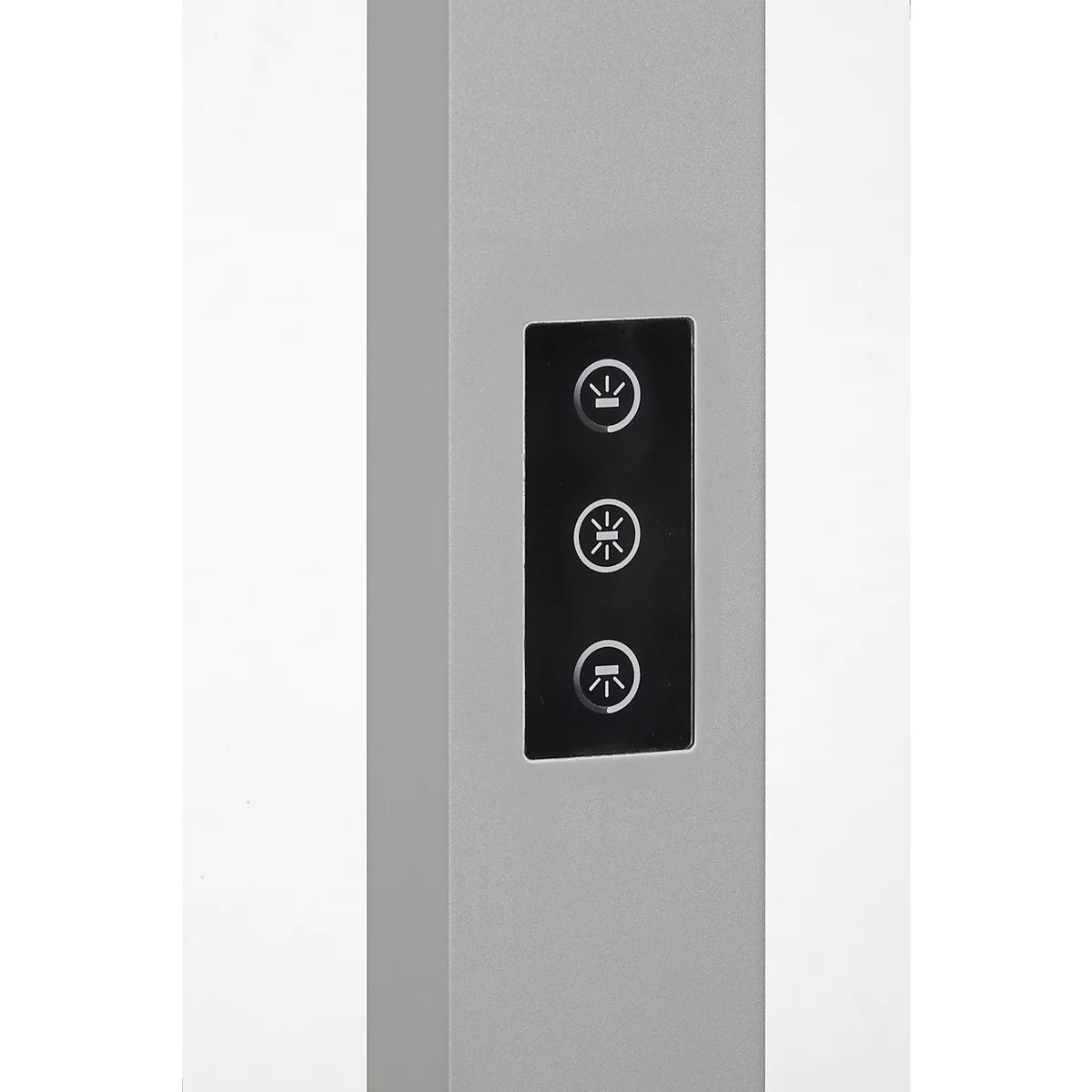 LED-vloerlamp MAULsirius kleurvariosensor, direct/indirect licht, traploos dimbaar, 80 W, 8750 lm, 3000-5500 K zilver
