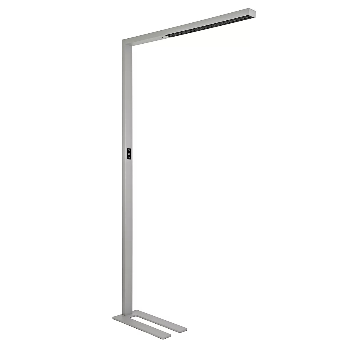LED-vloerlamp MAULsirius kleurvariosensor, direct/indirect licht, traploos dimbaar, 80 W, 8750 lm, 3000-5500 K zilver