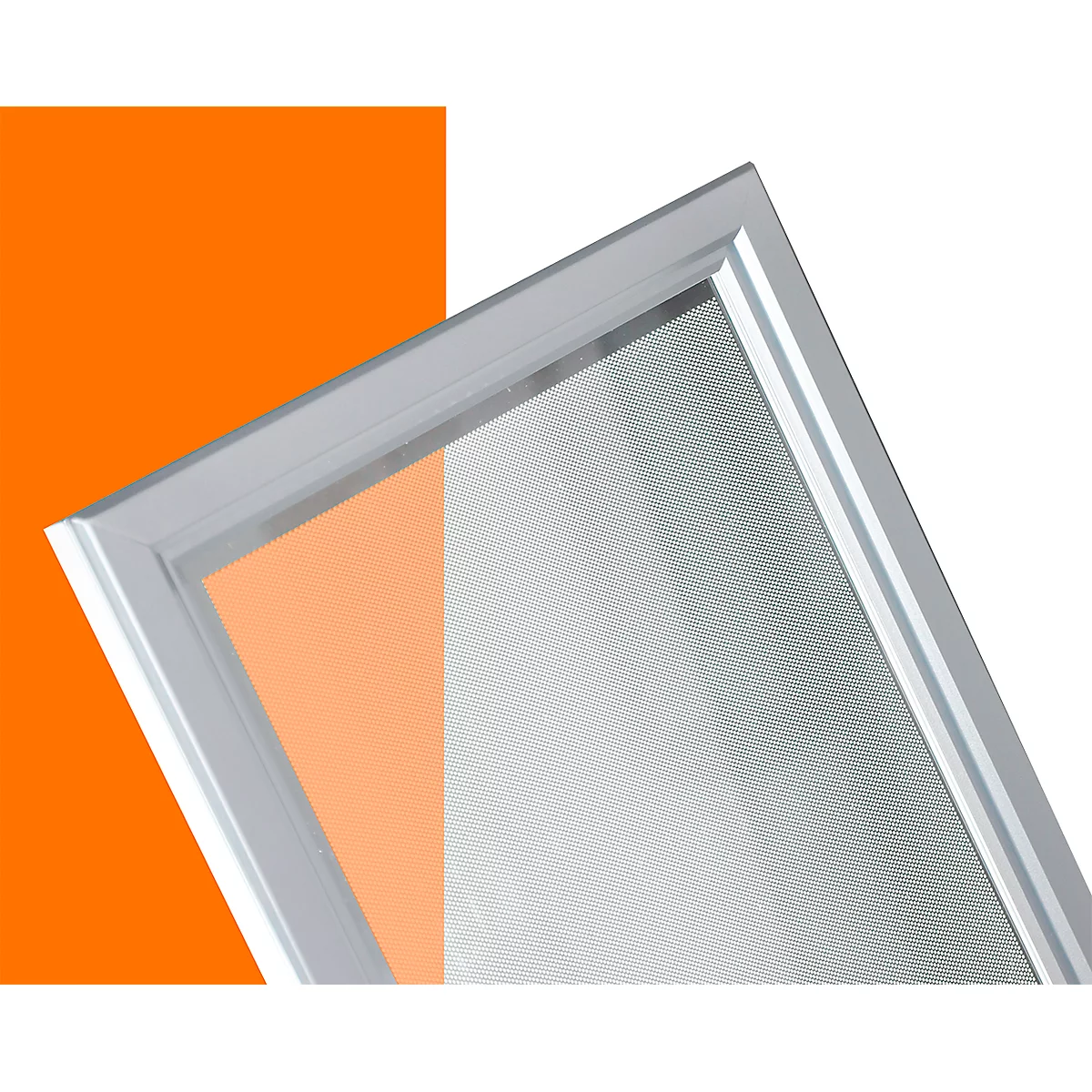 LED-vloerlamp NUBO plus, dimbaar, voor beeldschermwerkplek, directe/indirecte verlichting, 4000 K, zilver