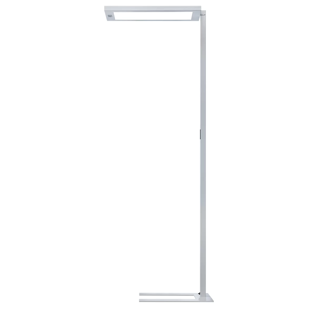 LED-vloerlamp Waldmann LAVIGO, 112 W, 15250 lm, 4000 K, dimbaar, multifunctionele drukknop, bewegings- &amp; daglichtsensor, direct/indirect licht, wit