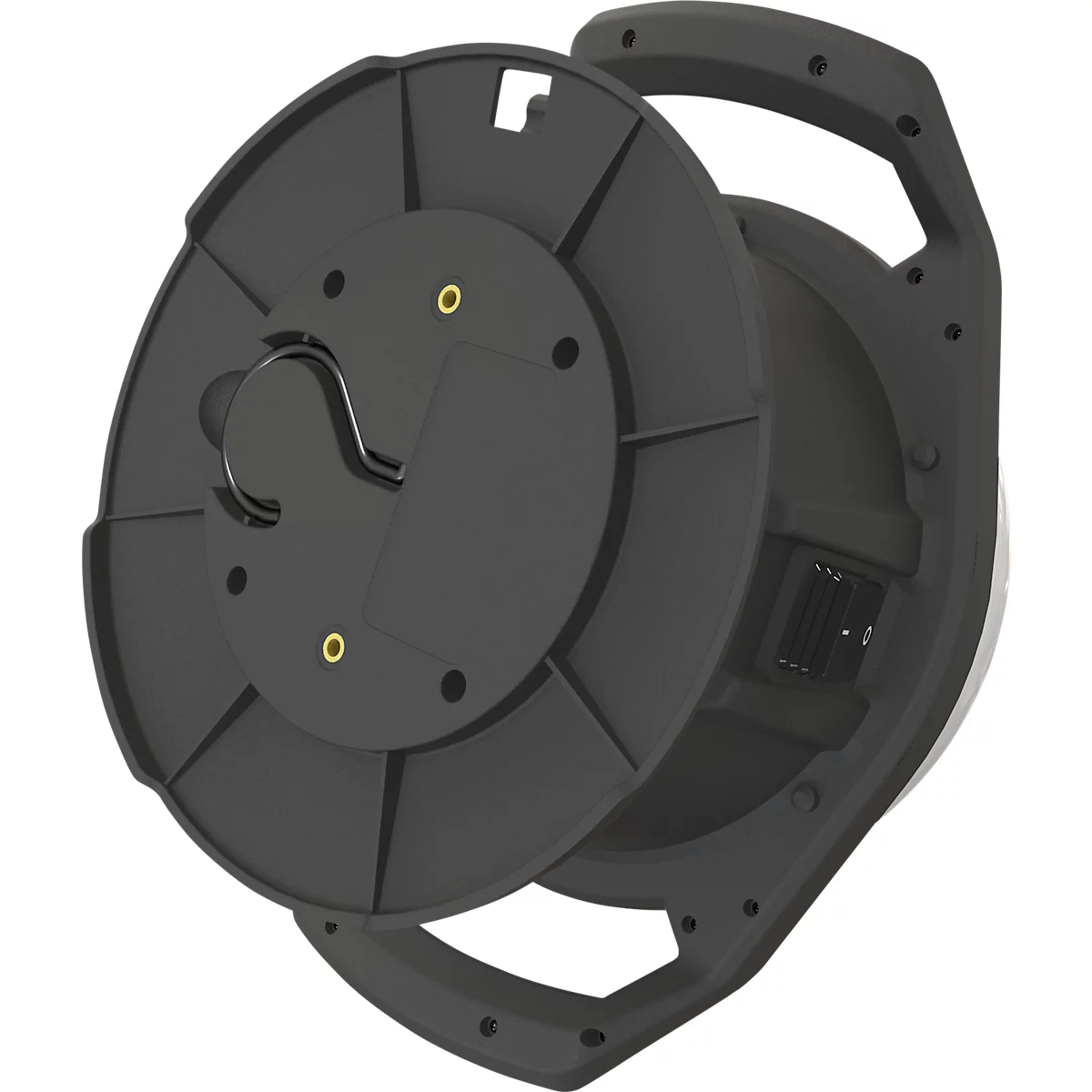 LED-werklamp Ansmann Ball Light 360°, 5000 lumen, 6500 Kelvin, IP54, IK08, 5 m kabel, ophanghaak, L 332,5 × B 240 × H 254 mm