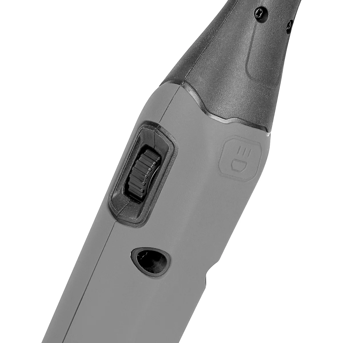 LED-Werkstattleuchte Ansmann IL700R, 700 Lumen (Hauptleuchte), 120 Lumen (Knopfleuchte), bis zu 15 h, drehbar, B 40 × T 44,5 × H 384 mm, Kunststoff
