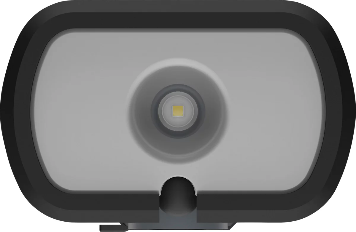 LED-Werkstattleuchte Ansmann WL1000R, 1000 lm (Hauptleuchte), 180 lm (Knopfleuchte), bis zu 46 h, B 57,5 × T 37,5 × H 256 mm, Kunststoff, schwarz
