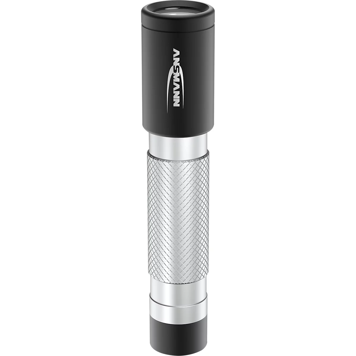 LED-zaklamp Ansmann Daily Use 50B, incl. 1× Micro AAA, 55 lm, 16,5 h, tot 36 m, L 85 x Ø 18 mm, aluminium behuizing, zwartgrijs
