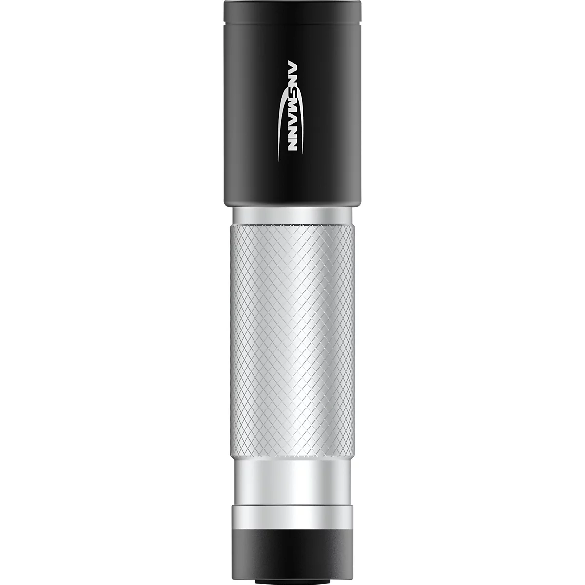 LED-zaklamp Ansmann Daily Use 70B, incl. 1× Mignon AA, 70 lm, 30 h, tot 67 m, L 92 x Ø 22 mm, aluminium behuizing, zwart-grijs