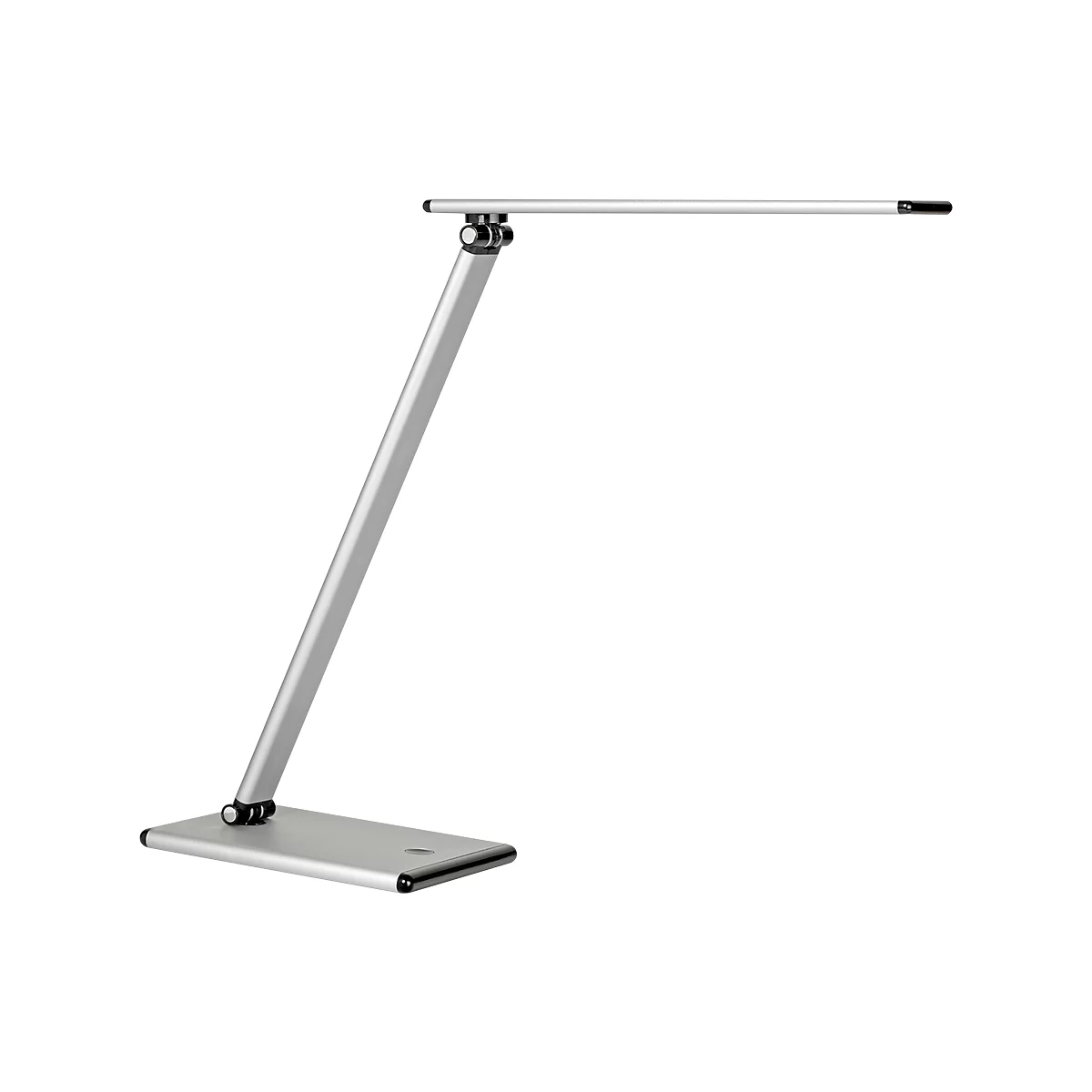 Ledbureaulamp TERRA, 5 W, 500 lm, 4 lichtsterktes, draai- en kantelbaar, vouwbaar, grijs