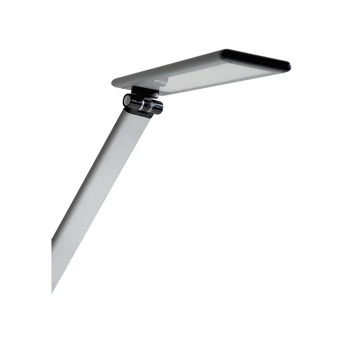 Ledbureaulamp TERRA, 5 W, 500 lm, 4 lichtsterktes, draai- en kantelbaar, vouwbaar, grijs