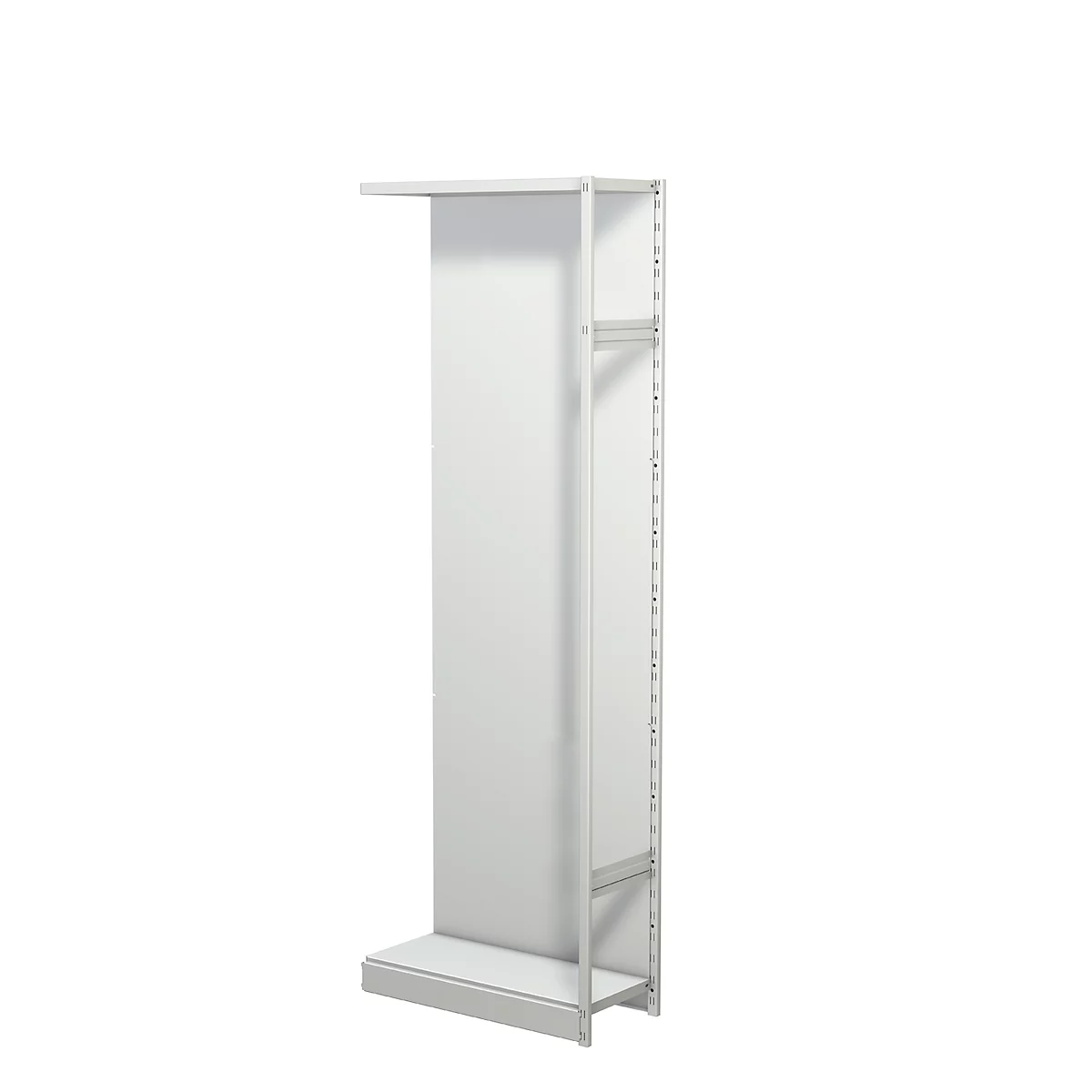 Leeg archiefrek PROGRESS 500 T, aanbouwsectie, met achterwand, H 2250 x B 750 x D 340 mm