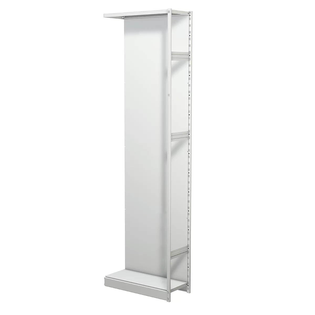 Leeg archiefrek PROGRESS 500 T, aanbouwsectie, met achterwand, H 2600 x B 750 x D 340 mm