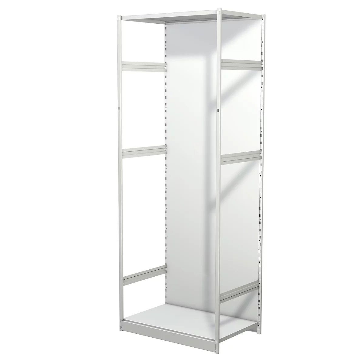 Leeg archiefrek PROGRESS 500 T, basissectie, met achterwand, H 2600 x B 960 x D 640 mm