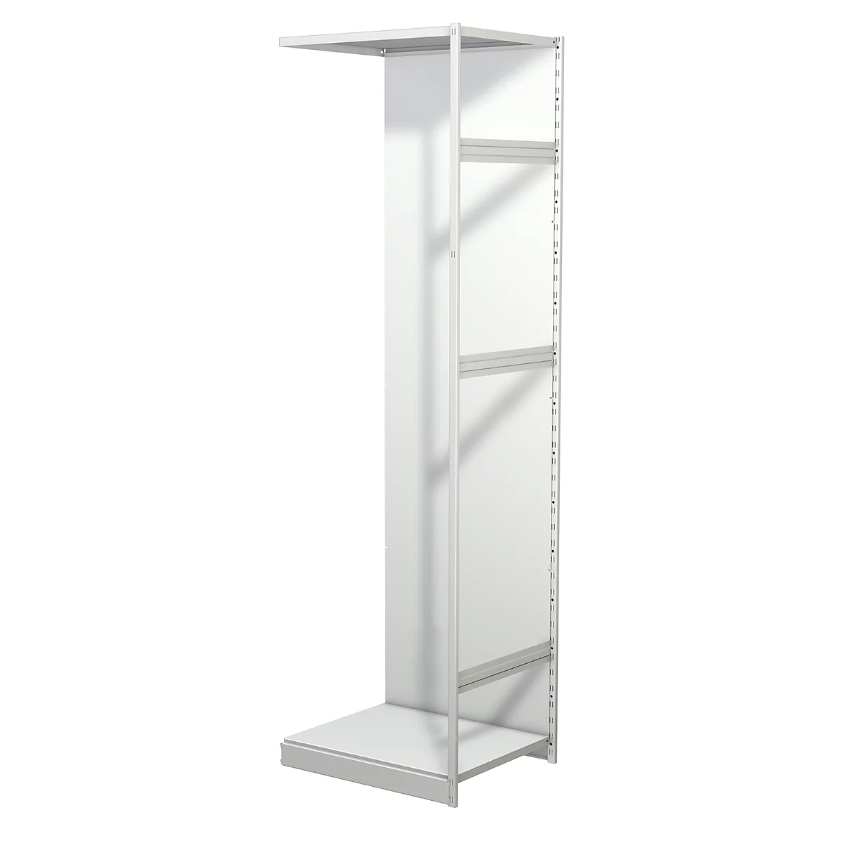 Leerregal PROGRESS 500 T, Anbaufeld, mit Rückwand, H 2600 x B 750 x T 640 mm