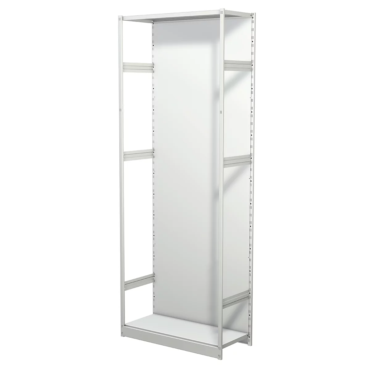Leerregal PROGRESS 500 T, Grundfeld, mit Rückwand, H 2600 x B 960 x T 440 mm