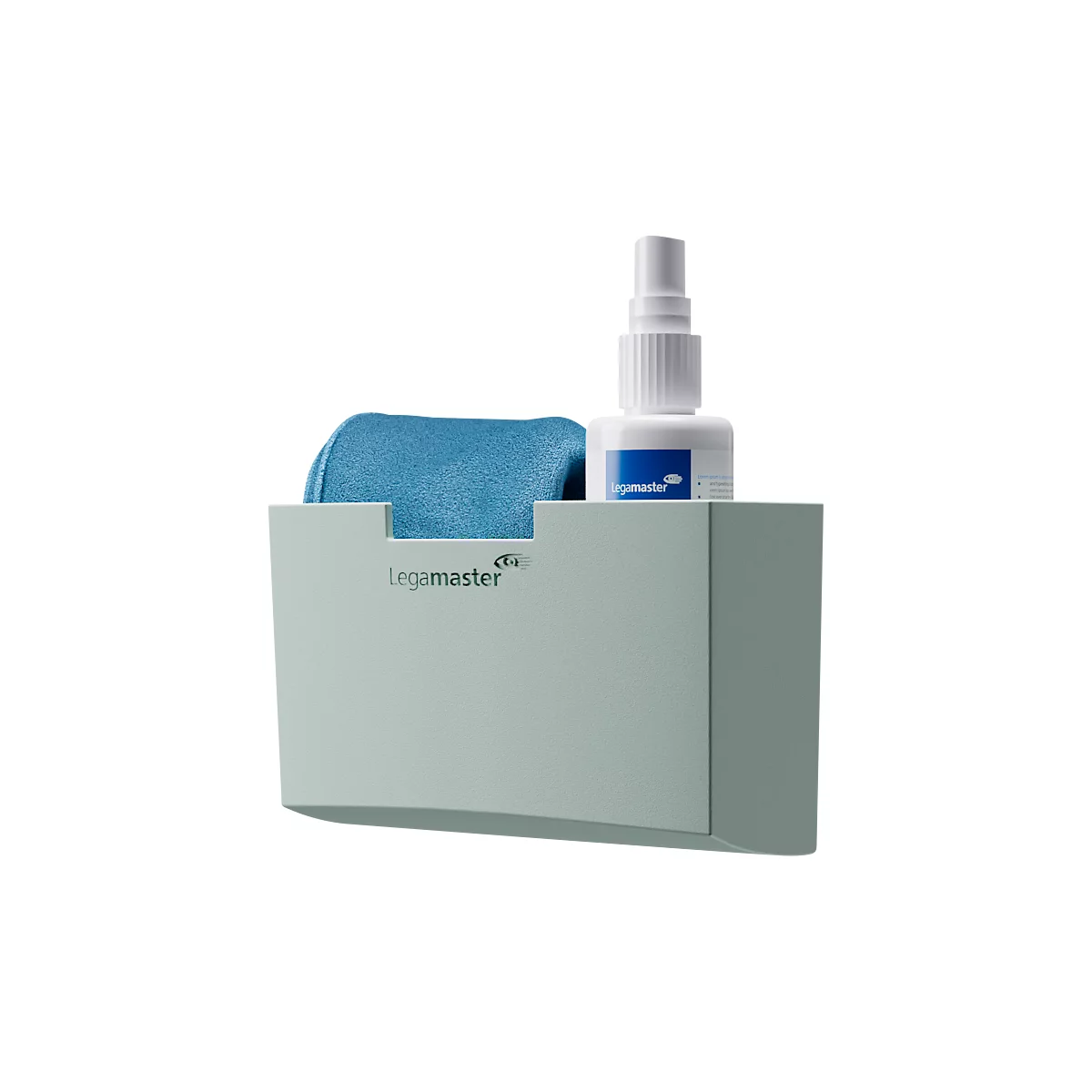 Legamaster accessoirehouder, voor glasborden, kunststof, saliegroen