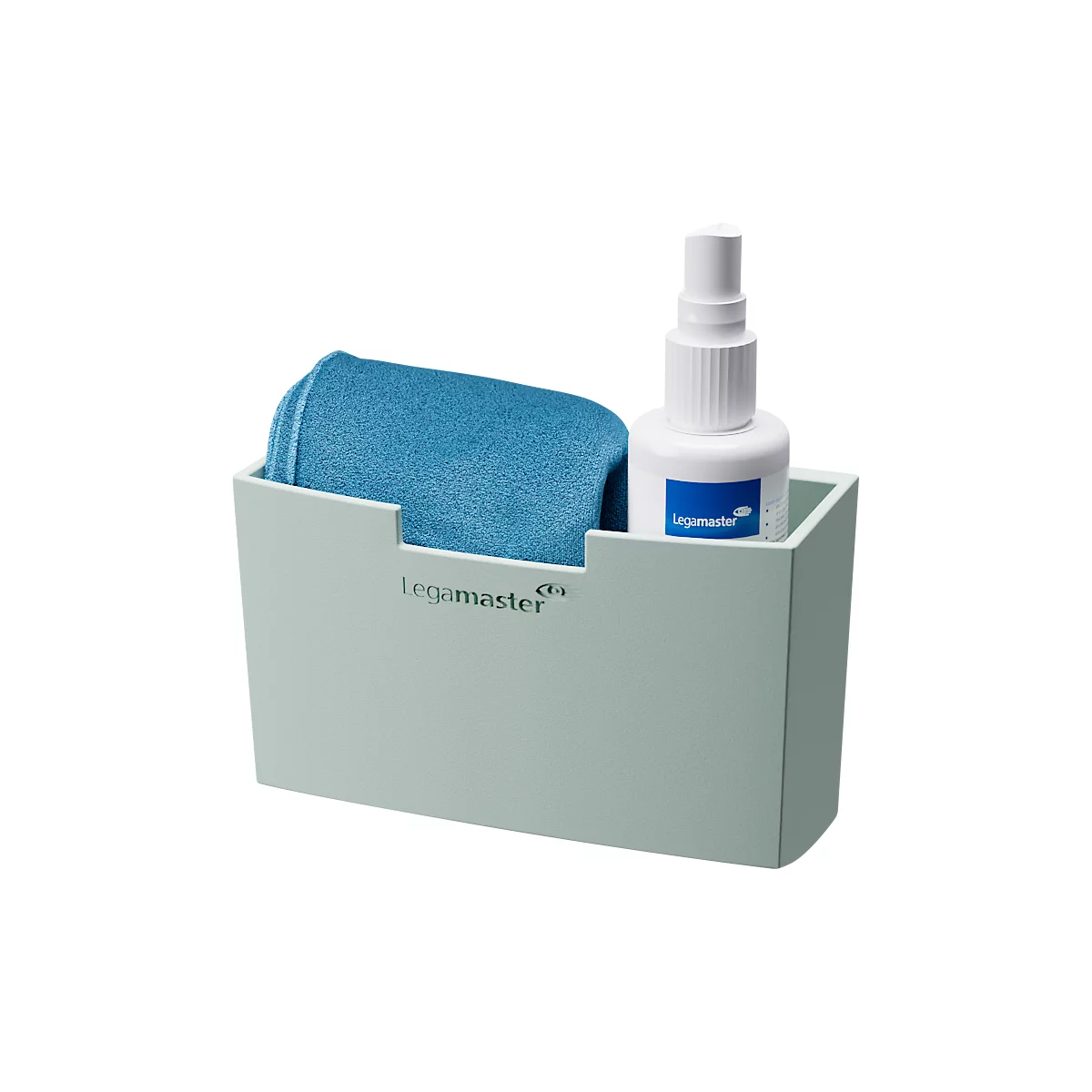 Legamaster accessoirehouder, voor glasborden, kunststof, saliegroen