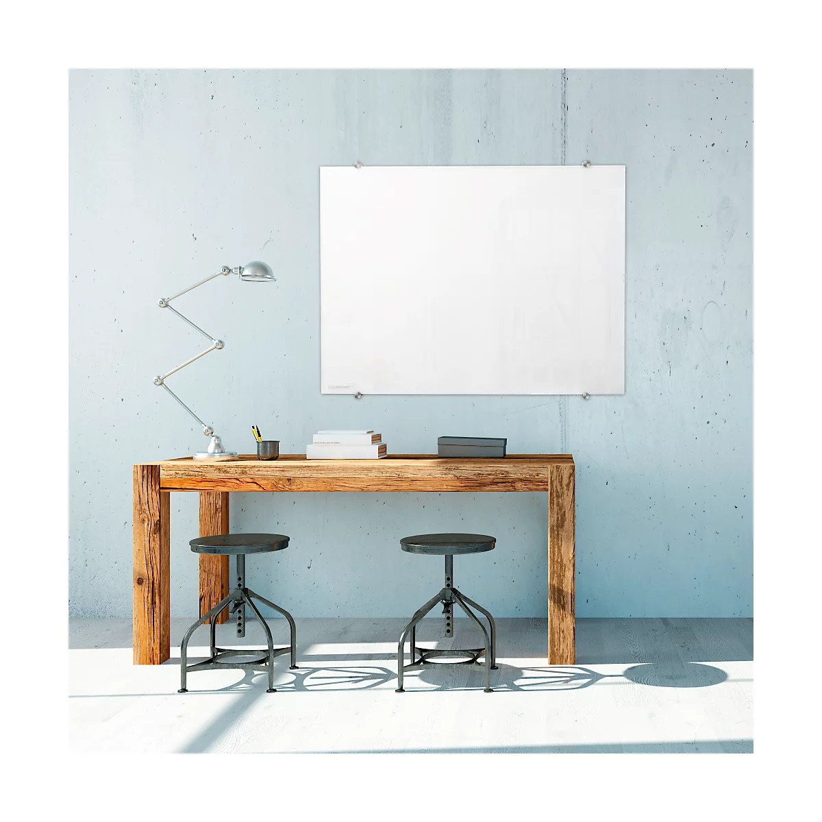 Legamaster Colour glasbord 7-104554, magnetisch, B 900 x H 1200 mm, wit