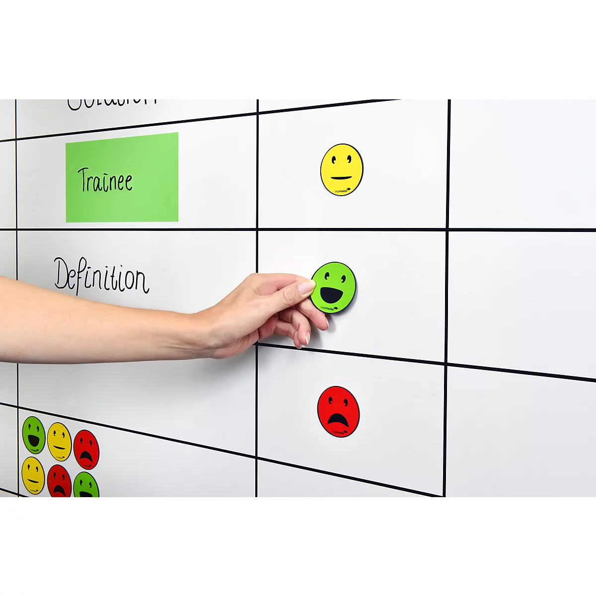 Legamaster Emoticon magneet set, 6 stuks