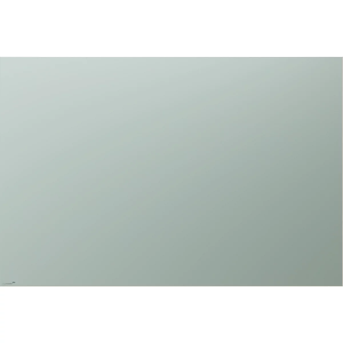 Legamaster Glasboard, mit 2 Magneten & 1 Glasboard Marker, B 1500 x T 4,4 x H 1000 mm, gehärtetes Sicherheitsglas, matt, sage green
