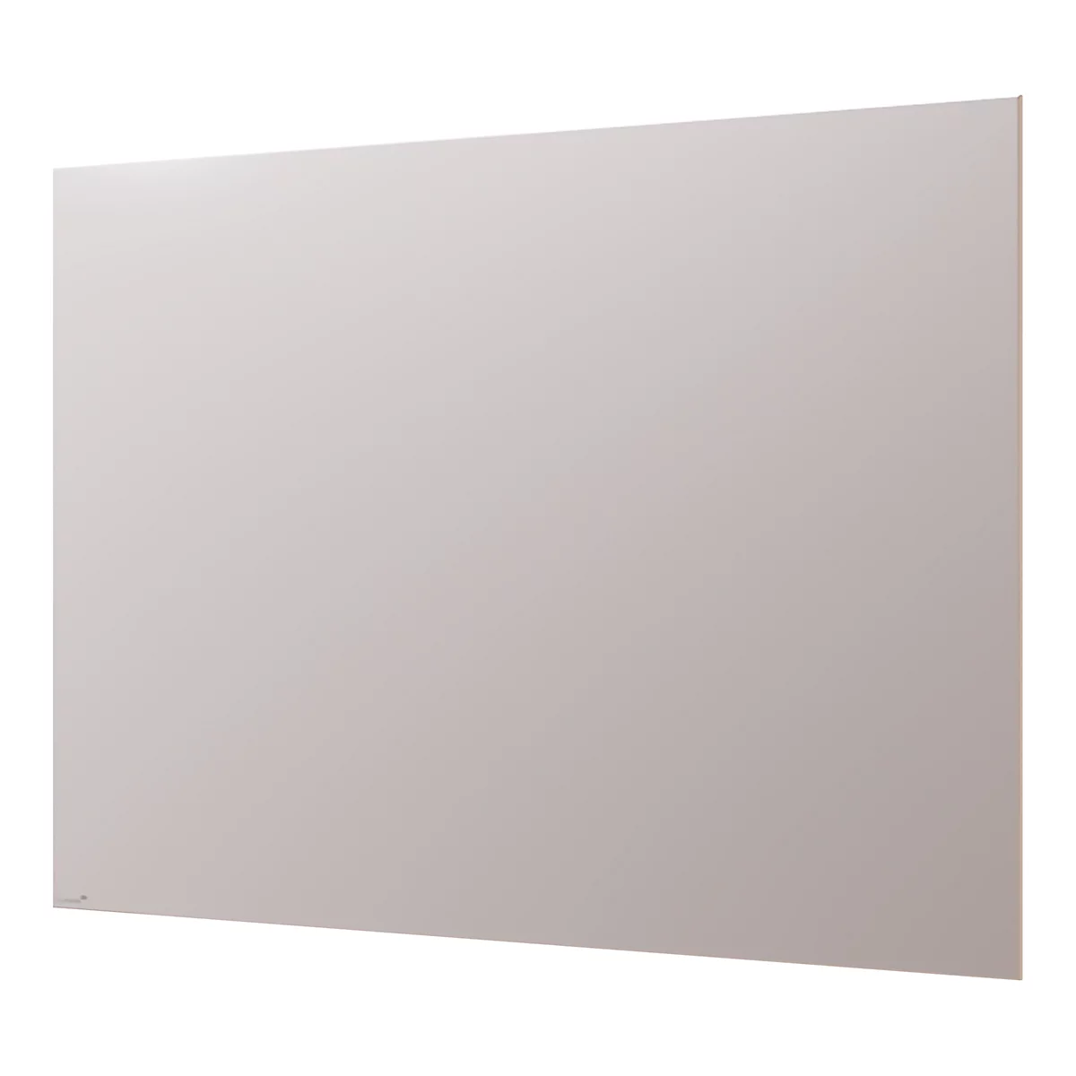 Legamaster Glasboard, mit 2 Magneten & 1 Glasboard Marker, B 1500 x T 4,4 x H 1000 mm, gehärtetes Sicherheitsglas, matt, warm grey