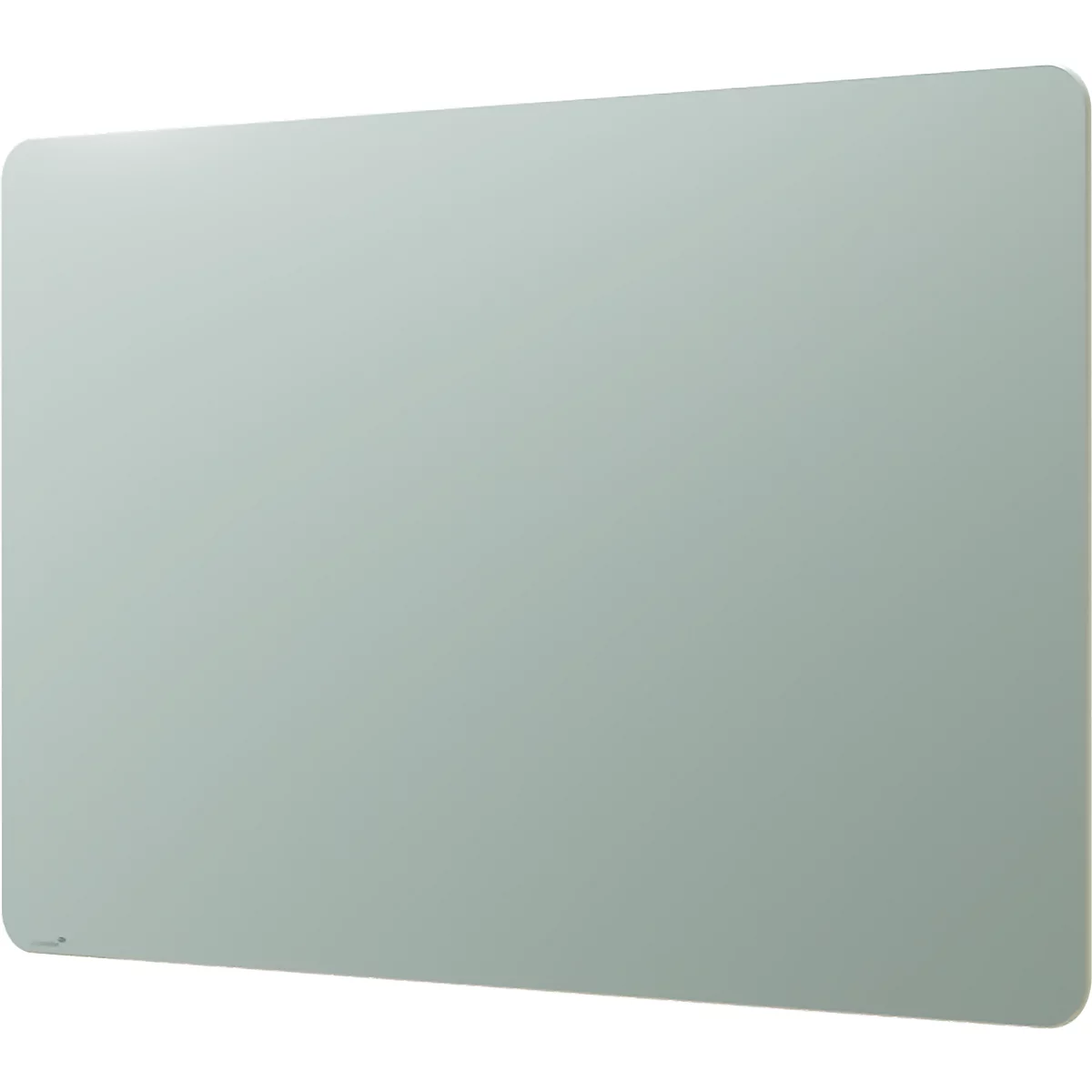 Legamaster Glasboard RC, mit 2 Magneten & 1 Glasboard Marker, B 1500 x T 4,4 x H 1000 mm, gehärtetes Sicherheitsglas, matt, sage green