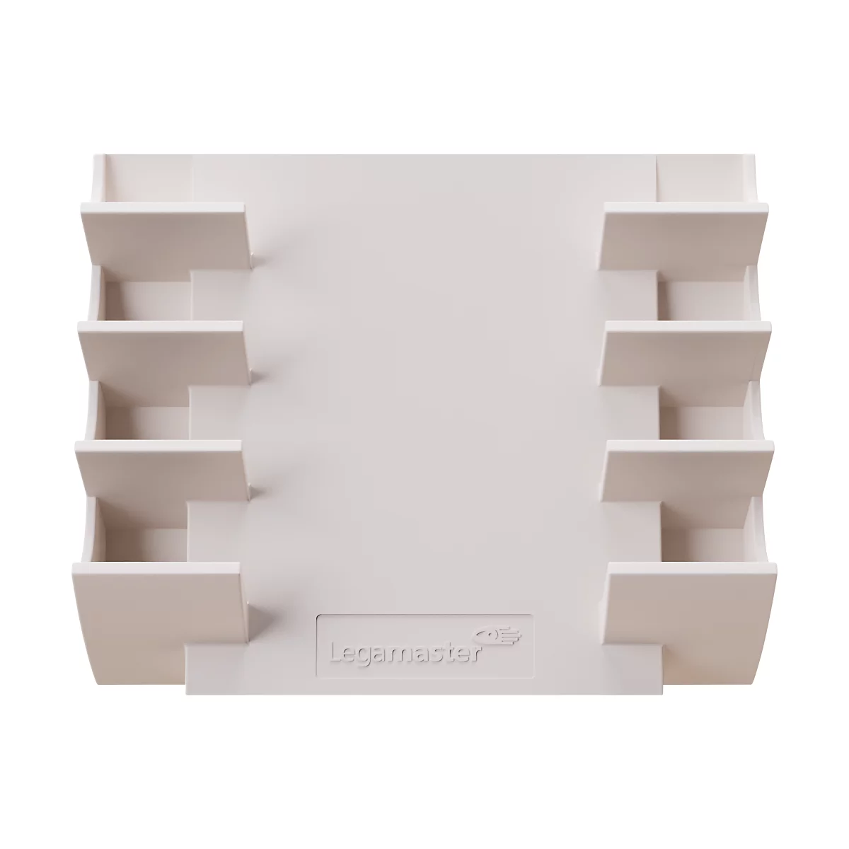 Legamaster markerhouder, voor glasborden, voor 4 markers, neodymium magneet, warm grijs