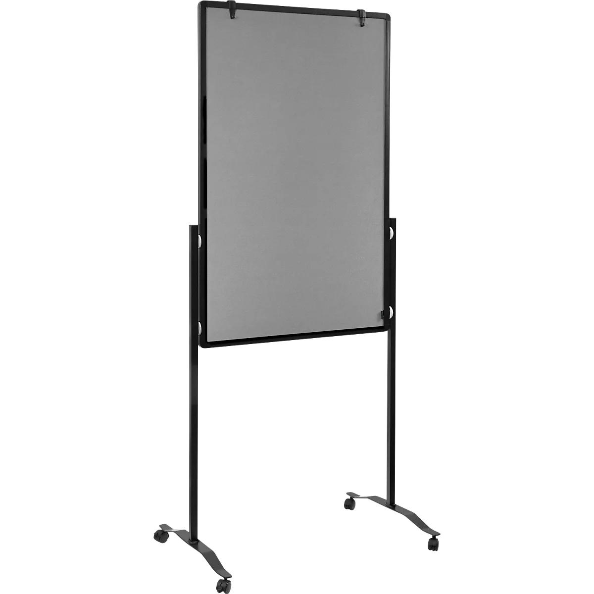 Legamaster Multiboard Premium Plus, prikbord en whiteboard, B 760 x H 1200 mm, grijs