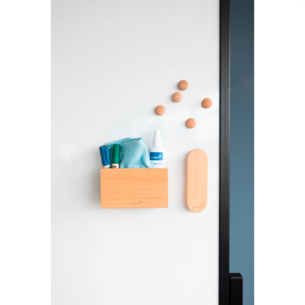 Legamaster Multiboard Premium Plus, prikbord en whiteboard, B 760 x H 1200 mm, grijs