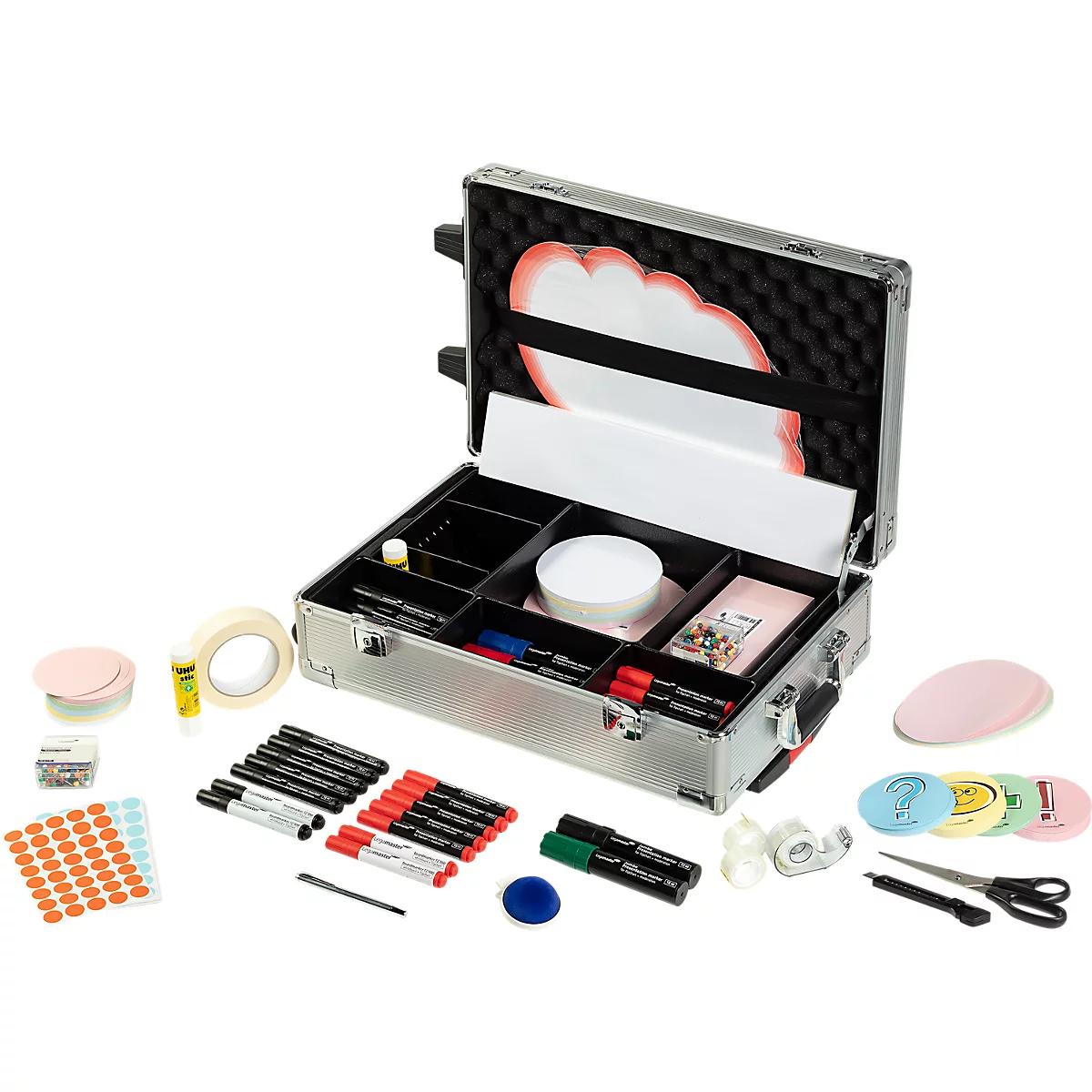 Legamaster PROFESSIONAL Reisgidstrolley, zilver