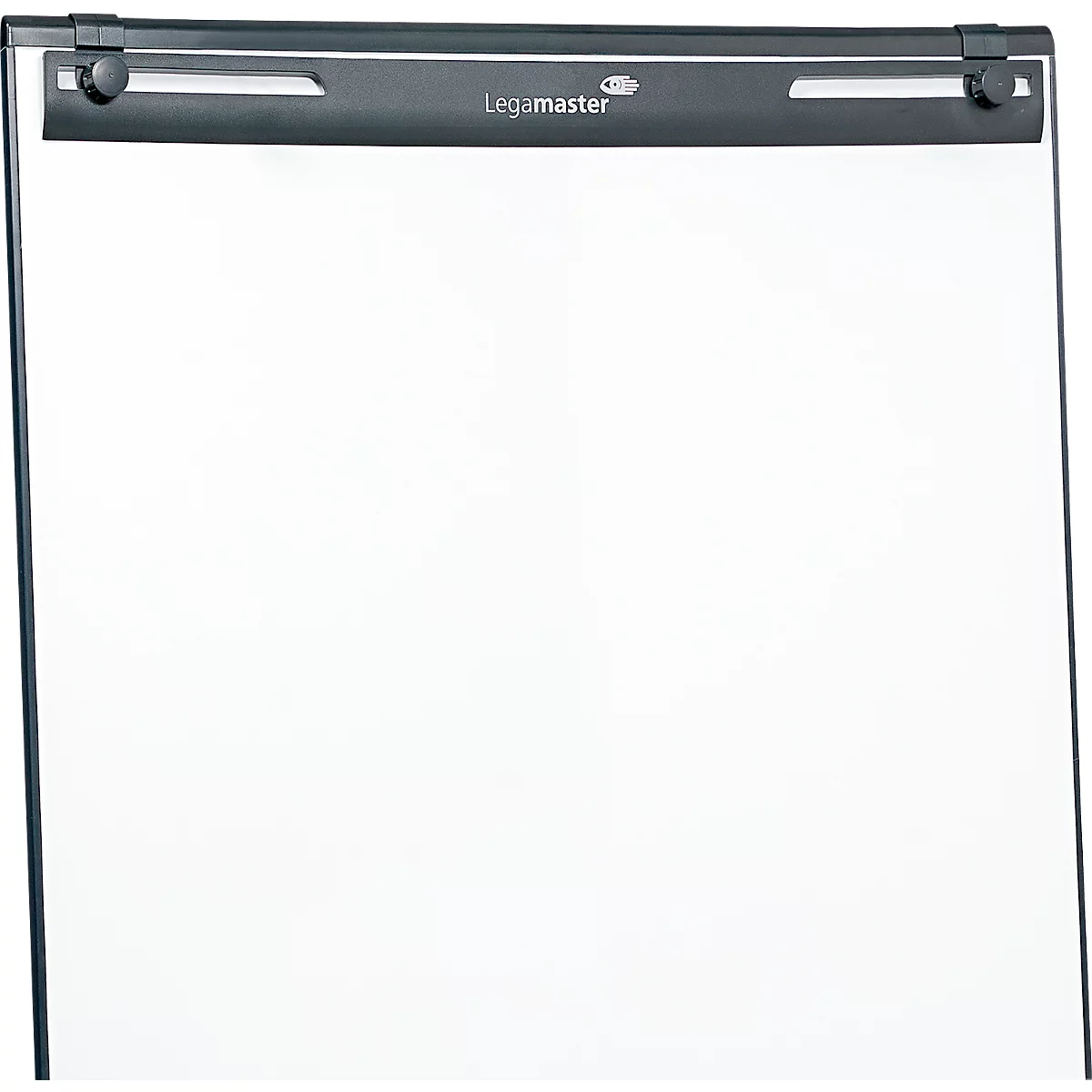 Legamaster Sketch Easy flipover, magnetisch bord, in hoogte verstelbaar, statiefvoet, incl. plateau, B 680 x H 1050 mm, zwart en wit