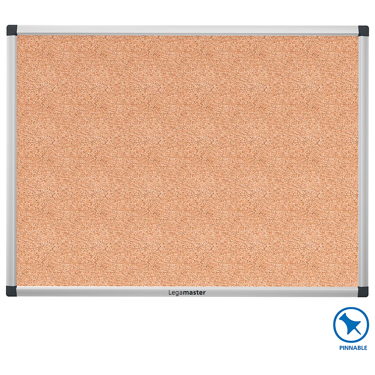 Legamaster UNITE kurkbord, horizontale of verticale montage, B 600 x D 12,6 x H 450 mm, natuurkurk, bruin