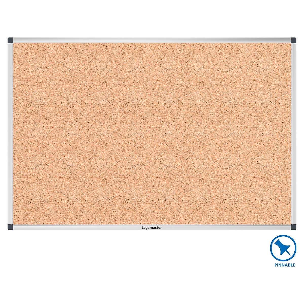 Legamaster UNITE kurkbord, horizontale of verticale montage, B 900 x D 12,6 x H 600 mm, natuurkurk, bruin