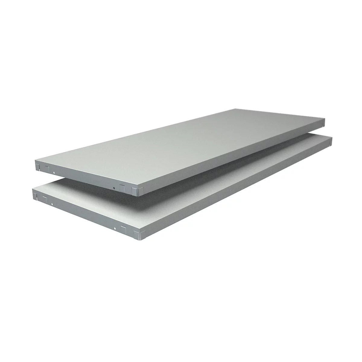Legbord, voor legbordstelling, 1000 x 400 mm, wit, 2 stuks