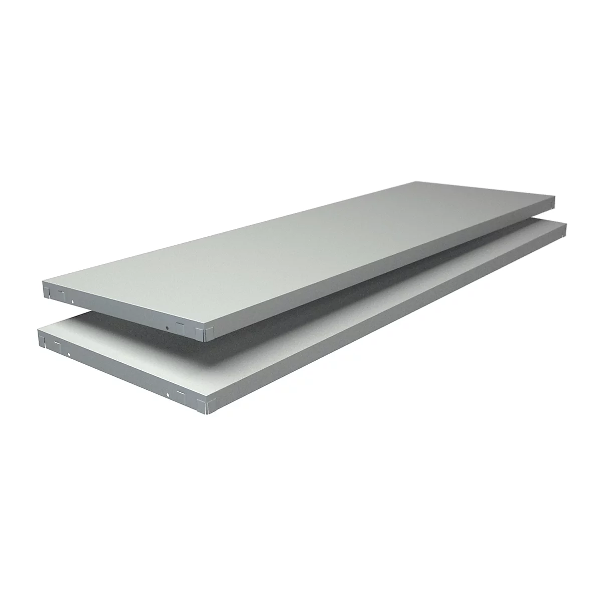 Legbord, voor legbordstelling, 1200 x 400 mm, wit, 2 stuks