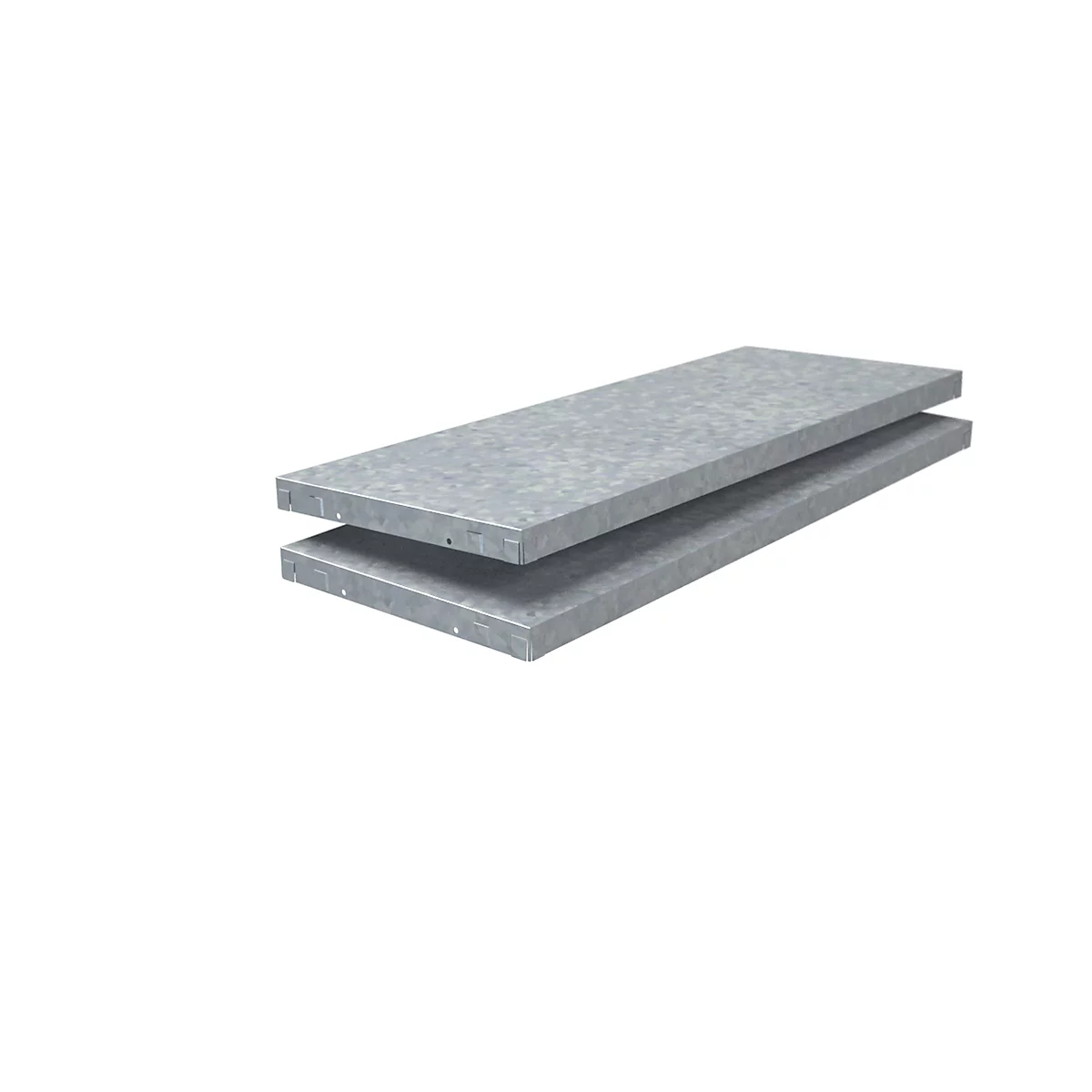Legbord, voor legbordstelling, 800 x 350 mm, gegalvaniseerd, 2 stuks