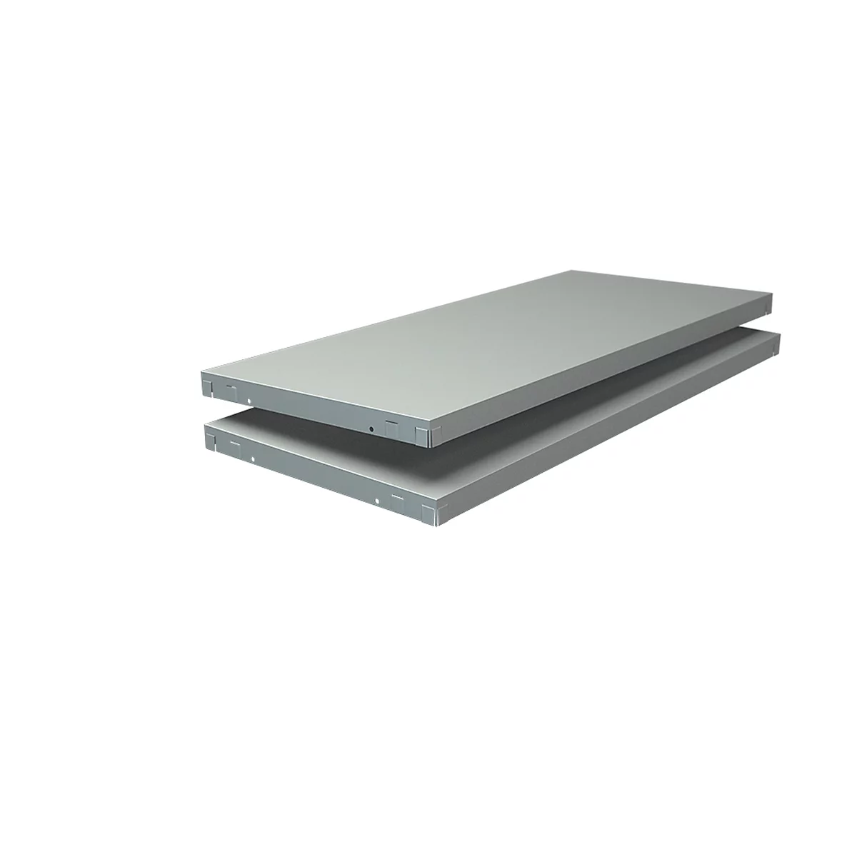 Legbord, voor legbordstelling, 800 x 350 mm, wit, 2 stuks