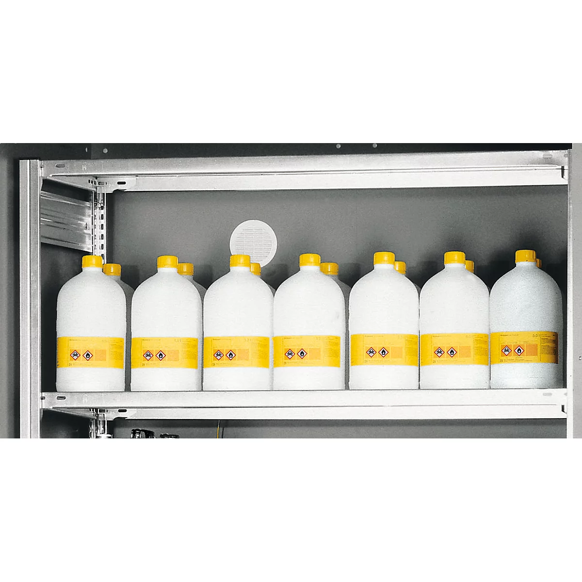 Legbord voor veiligheidskast Asecos type 90 XL Classic, draagvermogen 75 kg, voor 1 vat