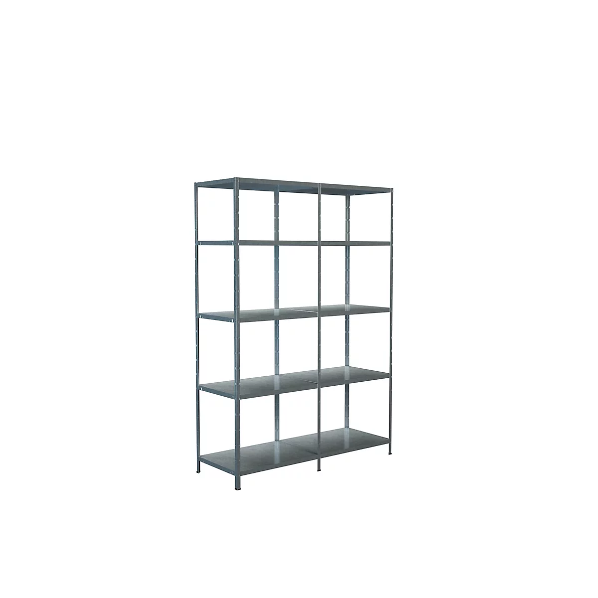 Legborden zonder grendels, H 2000 x B 1400 x D 500 mm, gegalvaniseerd