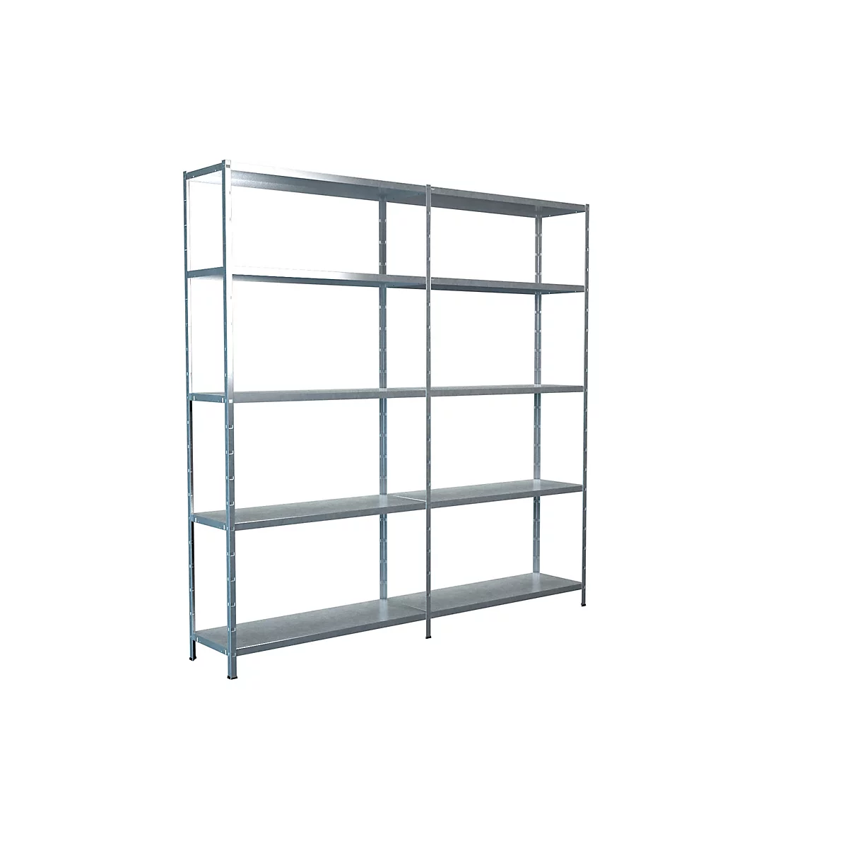 Legborden zonder grendels, H 2000 x B 2000 x D 350 mm, gegalvaniseerd