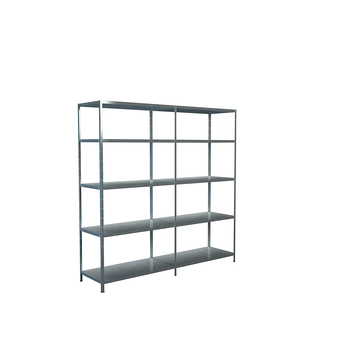 Legborden zonder grendels, H 2000 x B 2000 x D 500 mm, gegalvaniseerd
